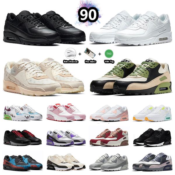 

mens womens running shoes 90 triple black triple white valentines day supernova black tie-dye ruohan wang nyc black white p blue trainer sne