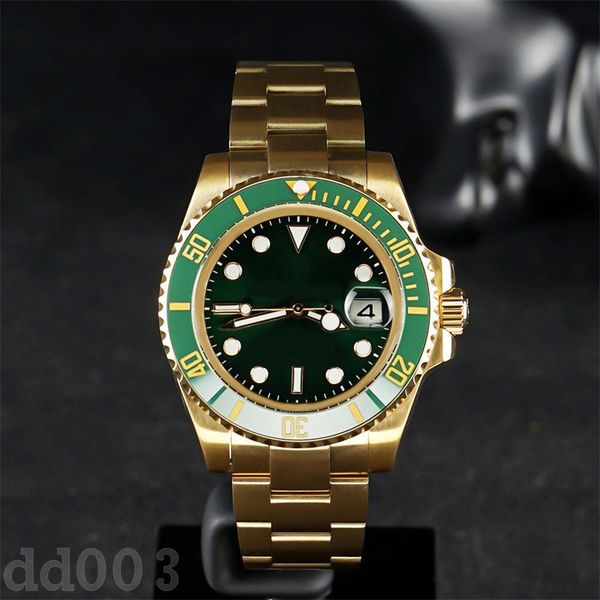 

mechanical business watch mens watches automatic classical 41mm black dial multi style montre homme luxury sapphire gmt watch for women fash, Slivery;golden