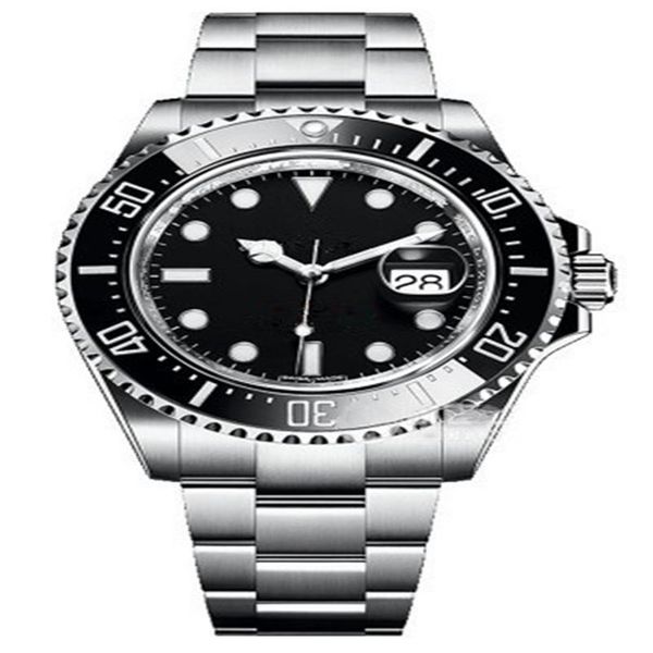

men's watch 44mm -selling glow-in-the-dark stainless steel strap automatic mechanical waterproof date289d, Slivery;brown