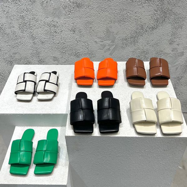 

patchy mule womens brand sandals slippers 2023s popular summer flats ins popular casual classic sandal slip resistant soles beach sandals pr, Black