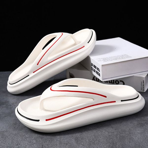 

slippers thong flip flops men cloud slippers summer shoes memory foam pillow slides orthopedic clip toe arch support beach sandals 230327, Black