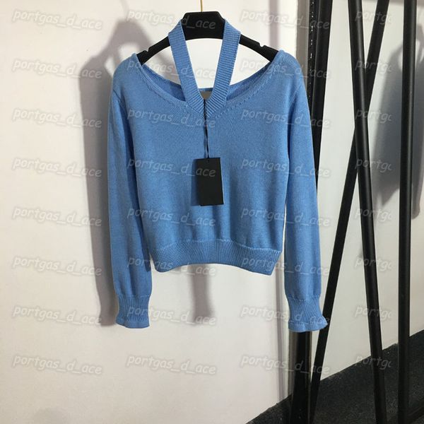

luxury women t shirt designer hanging knit shirts spring summer street style, Black