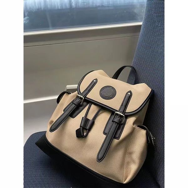 

new small size commuter canvas backpack shoulder cross shoulder backpack women