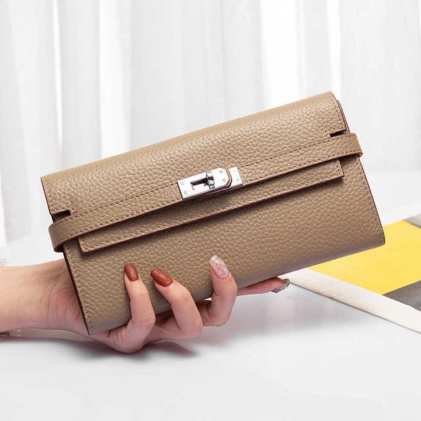 

kellies bag h bag 2023 new women's zero wallet long wallet leather wallet premium wallet purse 4oos