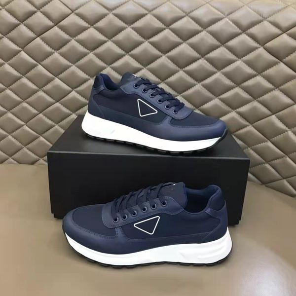 

luxury 2023 brand prax 01 sneakers shoes men re-nylon brush leather low trainers lace-up skateboard comfort discount footwear eu38-46 origin, Black