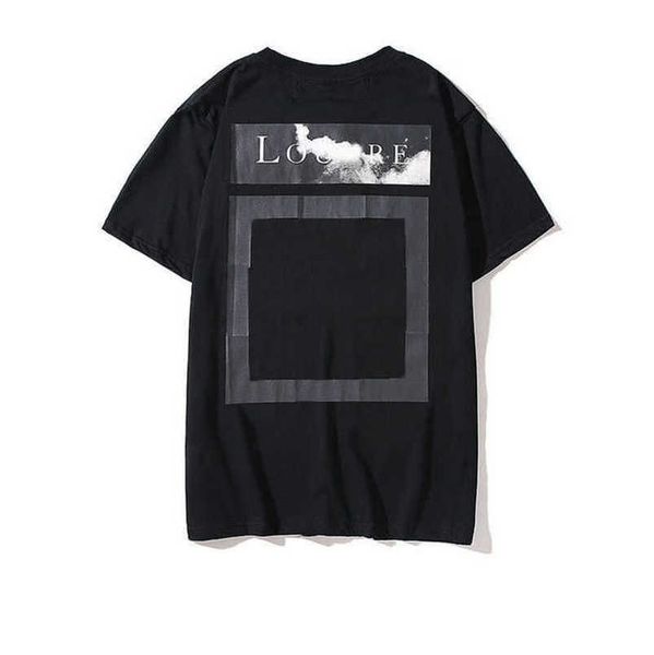 

summer men's luxury t shirt white back arrow x letters brand designer print women t-shirt casual cotton tees t-shirts hip hop short sle, White;black