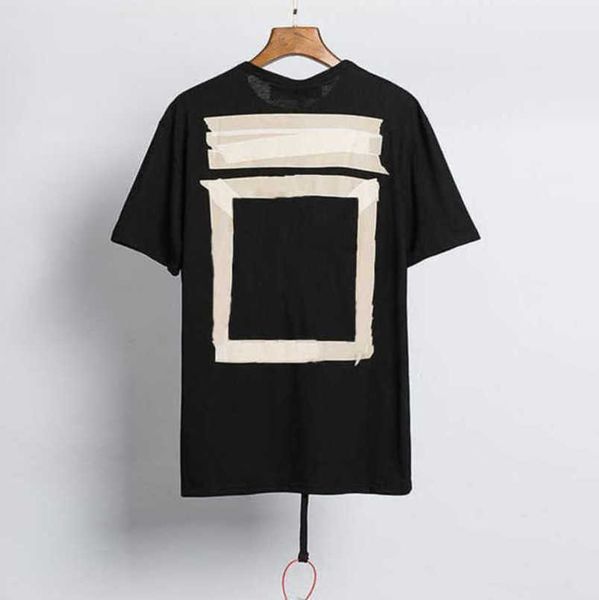 

luxury designer summer men's t shirt offs back arrow x letters brand print women t-shirt casual cotton tees t-shirts hip hop short sle, White;black
