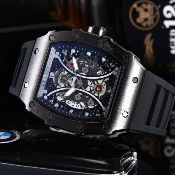 

2022 fashion leisure sports men and women quartz silicone anti-fouling strap remote control luxury watches 02 0, Slivery;brown