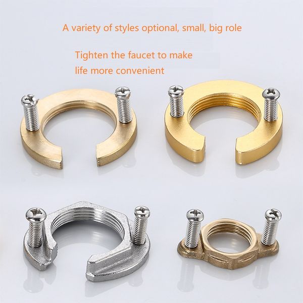 

shower faucet accessories and cold faucet retainer kitchen faucet anti-loosening nut vegetable wash basin single cold faucet fastener by dhl