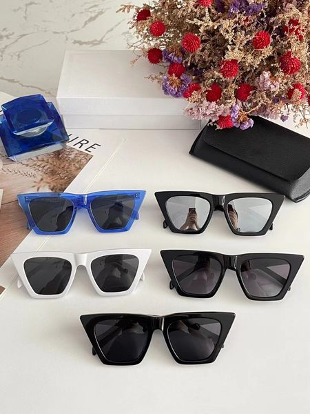 

men sunglasses for women latest selling fashion sun glasses mens sunglass gafas de sol glass uv400 lens with random matching box 41468, White;black
