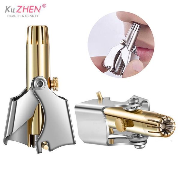 

clippers trimmers 1set nose hair trimmer cleaner for men women stainless steel manual mechanical shaving razor washable removal tools 230328