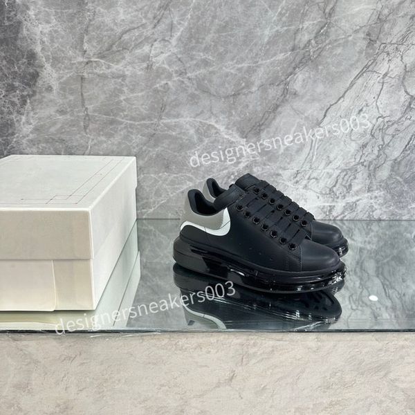 

2023designer sneakers classic men trainer casual shoes platform trainers monograms shoes rubber canvas leather sneaker, Black