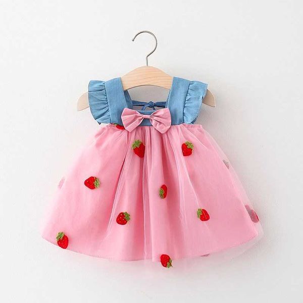 

girl's dresses 2021 summer baby girl's clothes princess dress for girl 1 year baby birthday party dresses infant clothing toddler, Red;yellow