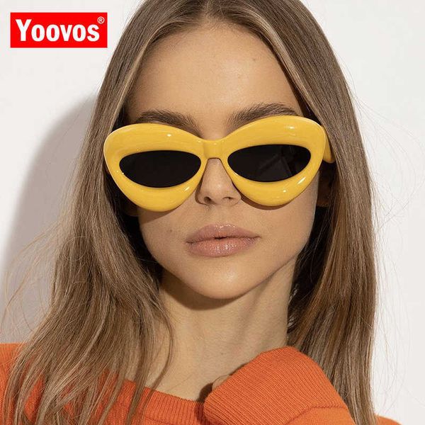 

yoovos new y2k sunglasses women vintage big frame sunglasses men trends punk party gafas luxury fashion pink lentes de sol mujer230328