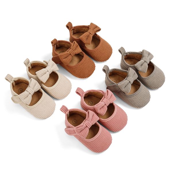 

first walkers born baby girls and boys spring autumn 01 year old shoes bow soft sole princess prewalking comfortable 230328