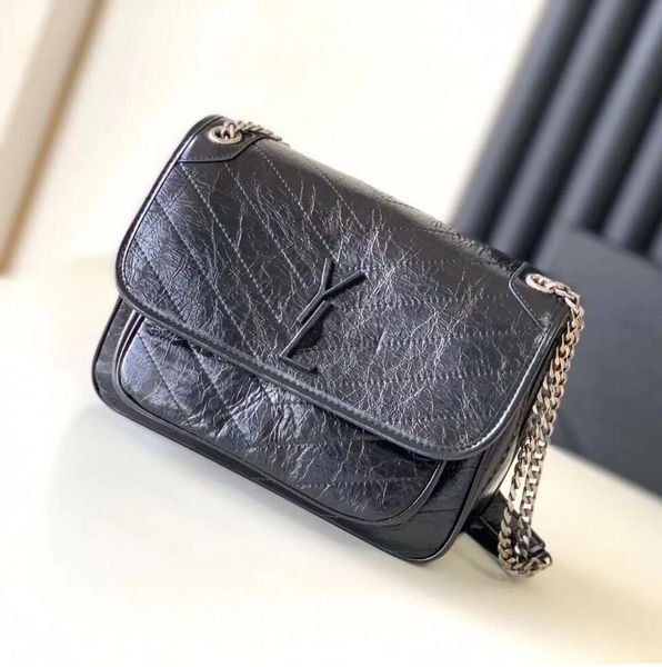 

niki designer bag handbag luxury shoulder bag waxy leather messenger bags women cross body bag satchel lady vintage sacoche fashion classic