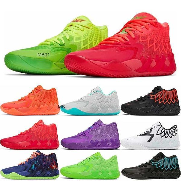 

mb1 basketball shoes mb 1 men women rick and morty lamelo ball shoe queen city black blast buzz city lo ufo not from here rock ridge red spo