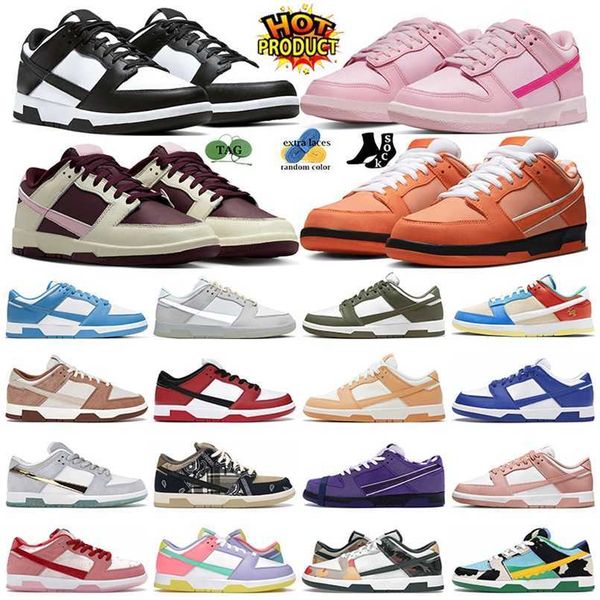 

Panda Casual Shoes For Men Women Triple Pink Medium Olive Orange Lobster Valentines Day UNC Grey Fog Rose Whisper Blueberry Medium Curry GAI trainers sneakers, Team red