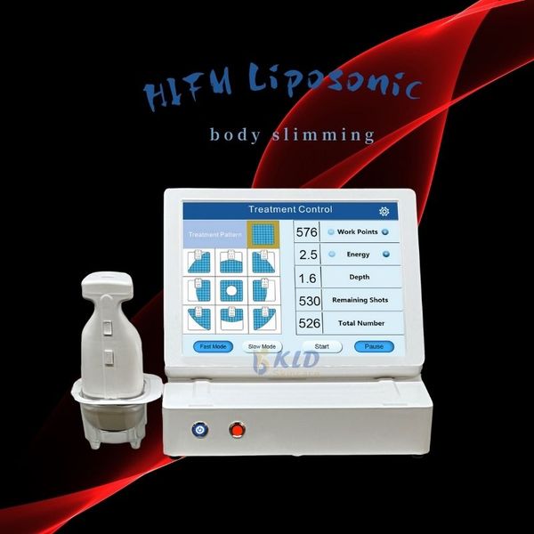 

2023 portable liposonic fat loss machine body slimming hifu device