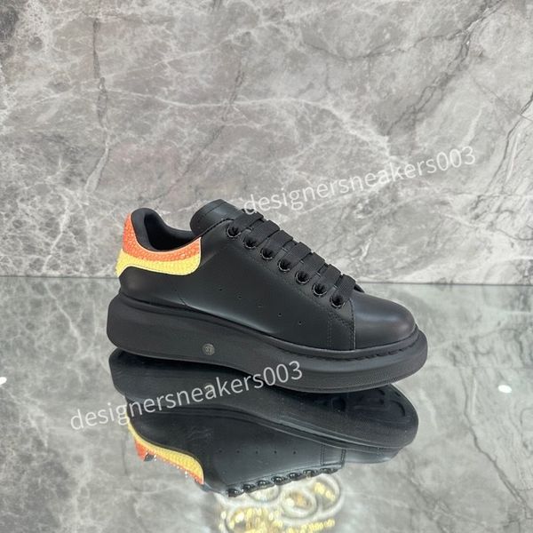 

2023new men designer flat sneaker casual shoes canvas leather white green blue letter overlays fashion platform mens womens low sneakers, Black