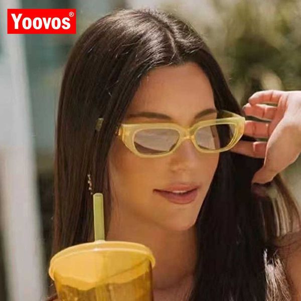 

yoovos vintage sunglasses women 2023 cateye eyeglasses luxury brand eyewear for women designer small frame cat eye glasses women230328