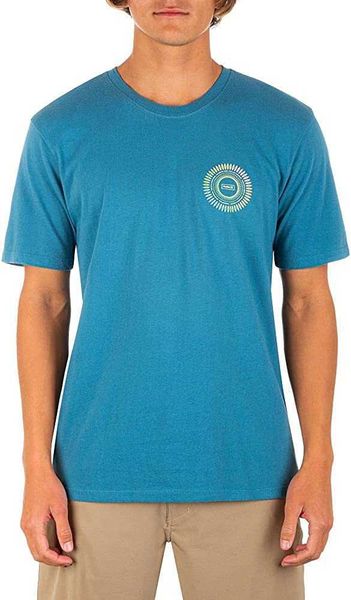 

hurley men's daily wash graphic t-shirt, color map, White;black