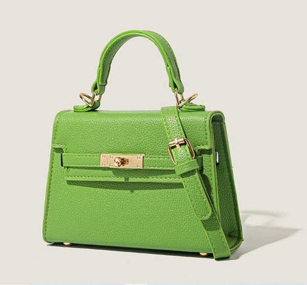 

h bag bag women 2022 new fashion versatile kel bag mini small bag women's bag portable single shoulder messenger square bag kv8u