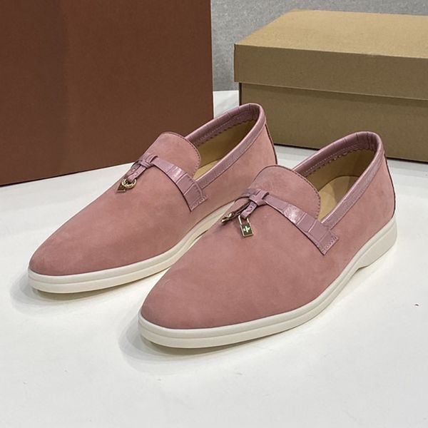 

lp piana shoes cashmere leather casual lefu mens shoes breathable shoes womens shoes luxury designer british vintage soft sole handmade soft, Black