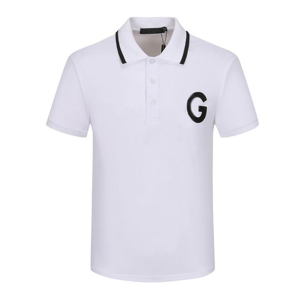 

2023 mens stylist polo shirts luxury italy men clothes short sleeve fashion casual men's summer t shirt many colors are available size, White;black