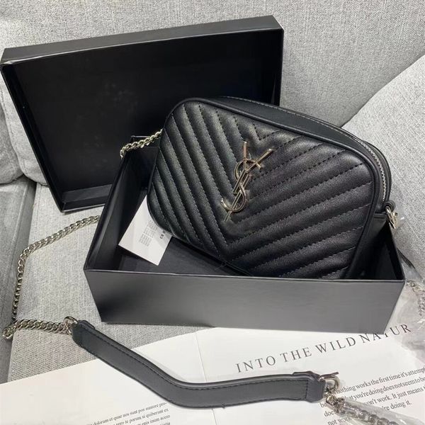 

luxurys designers lou camera bags black cow skin women handbags classical lady shoulder bag crossbody purse