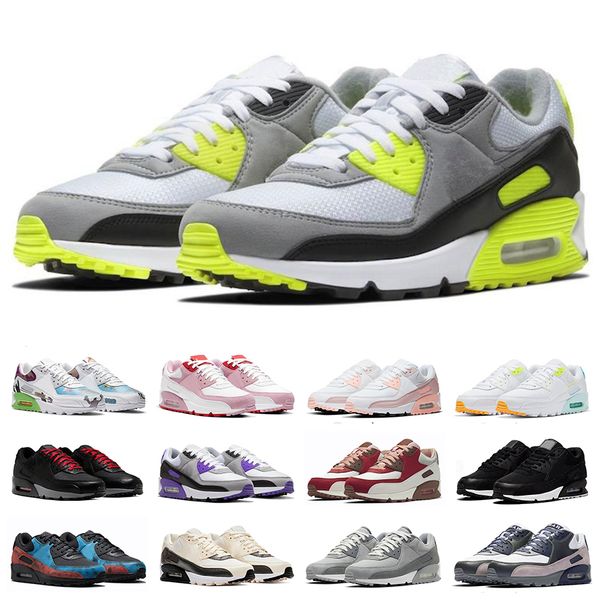 

mens womens running shoes 90 triple black triple white valentines day supernova shimmer polka barely rose hyper grape laser blue orange camo