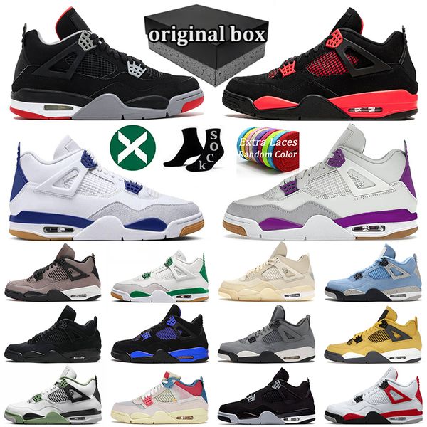 

j4 pine green 4 shoes basketball white oreo sports dark blue women jumpman 4s black cat men trainers pure money designer off red thunder sea