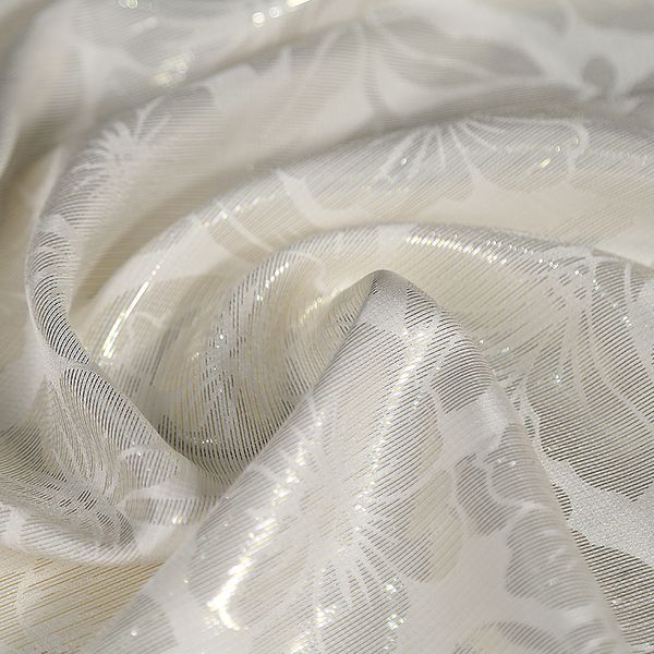 

gold and silver thread flower pattern chinese clothing fabric cheongsam dress, Black;white