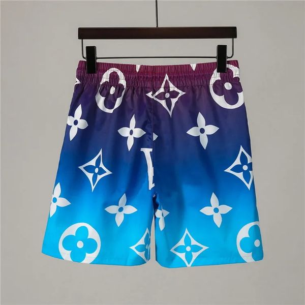

fashion mens bur shorts quick drying swimwear printing 2022 summer board beach pants men swim short size m-3xl#01, White;black
