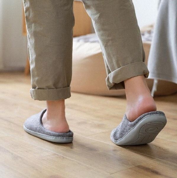 

men slippers sandals white grey slides slipper mens soft comfortable home l slippers shoes size 4144 three y0y7, Black