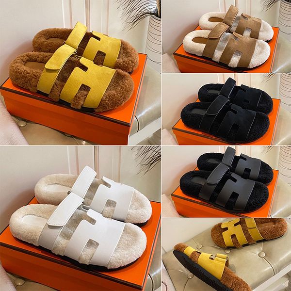 

2023 womans sandals slides designer men flats keep warm slippers summer sandals black white winter anti-wear female code segments 35-41 and