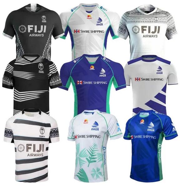 

2022 2023 tonga fiji drua rugby jerseys newzealand maori airways new flying fijians rugby jersey maglia bshorts vest world cup s-5xl, Black;gray