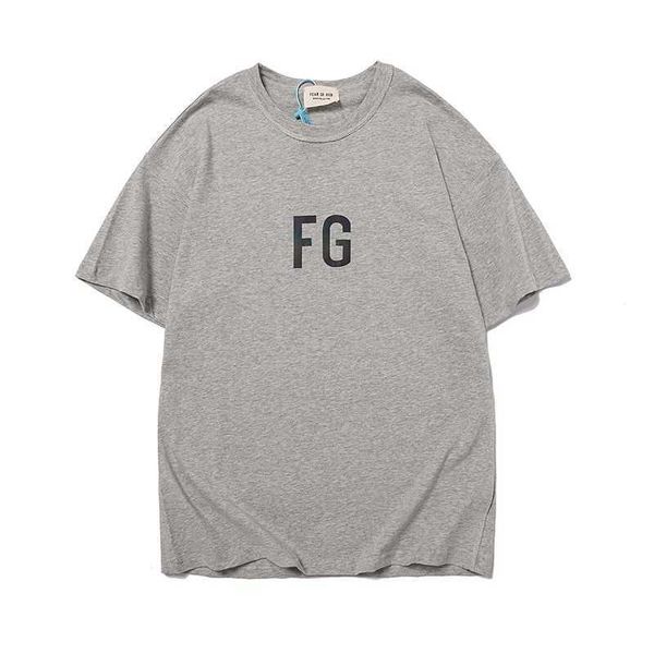 

fog t shirt men's women essentialls designer tees ess tshirts line quality main rich fg high short sleeve 0984, White;black