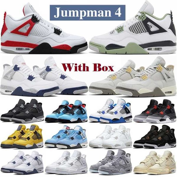 

shoes jumpman 4 4s thunder sail black cat seafoam retro infrared red cement pn dust cool grey university blue platform sports mens womens sn