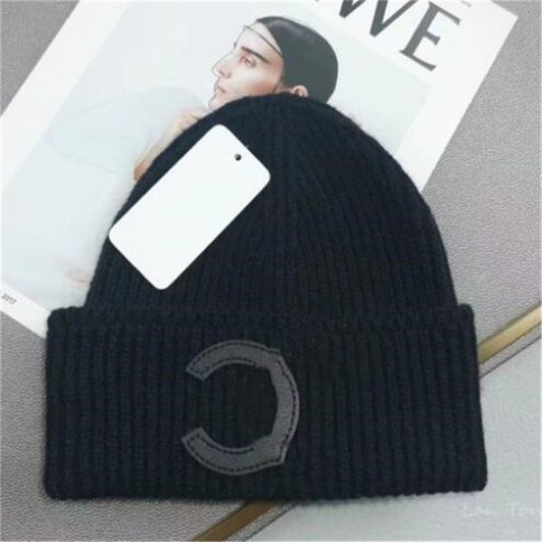 

fashion classic beanie cap luxury designer cashmere knitted hat men women skull caps winter warm outdoor hats, Blue;gray