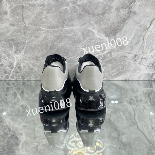 

2023new men fashion autumn casual shoes leather matching small fragrance thick sole sneakers female leisure father shoes, Red;white