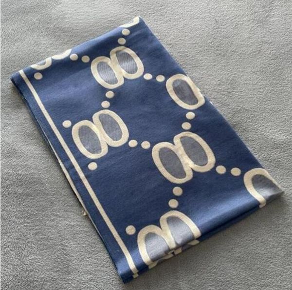 

stylish women cashmere scarf full letter printed scarves soft touch warm wraps with tags autumn winter long shawls 5 colors are optional, Blue;gray