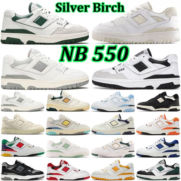 

new ballance 550 shoes 550s running shoe designer sneakers silver birch white green grey sea salt black unc panda shadow navy blue men women