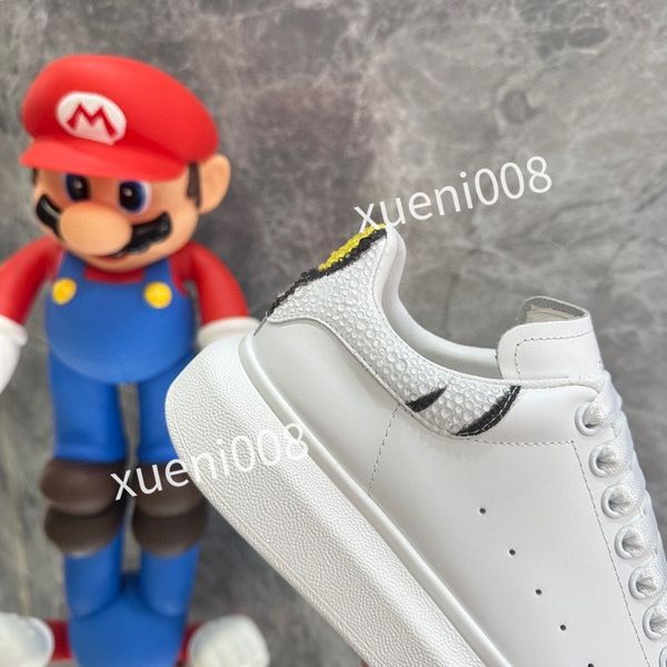 

2023womens casual white shoes sneakers casual shoes sneakers women's platform shoes black velvet suede womens lace up men, Red;white