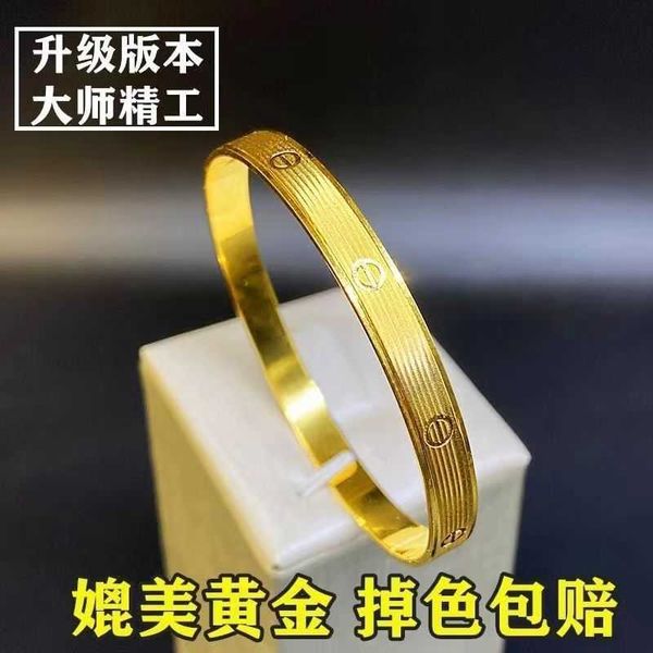 

designer bracelet carti bangle gold bracelet female deduction love closed versatile color valentine's day gift, Black