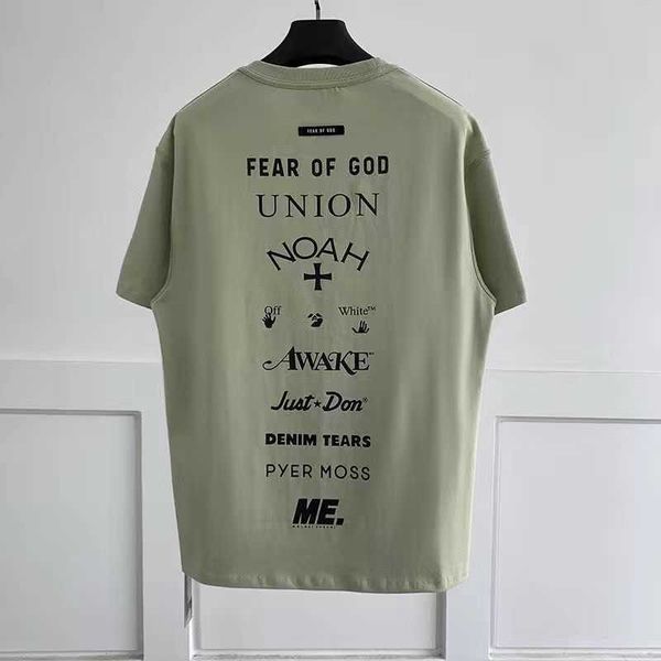 

fog t shirt men's women essentialls designer tees ess tshirts main line nine sides rich youth large youth short sleeve couple leisure 5, White;black