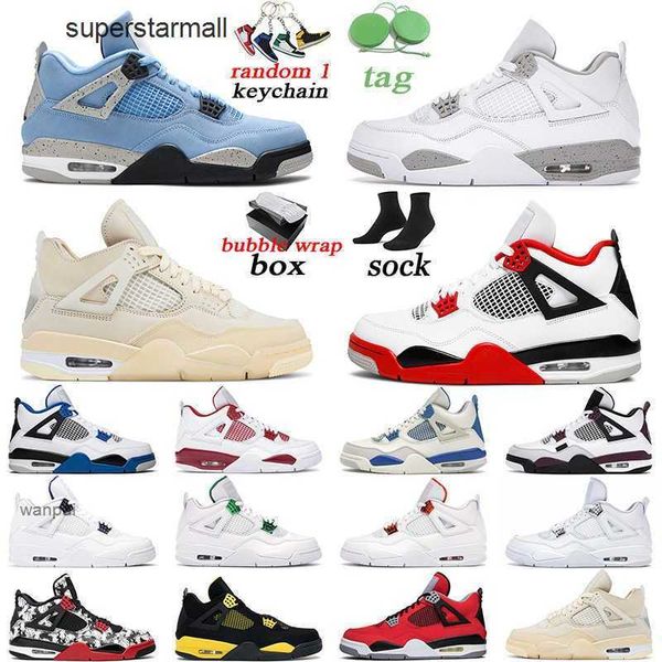 

original basketball shoes jumpman 4 sail men women 4s university blue fire red black cat white oreo mens trainer s air jordas jorde