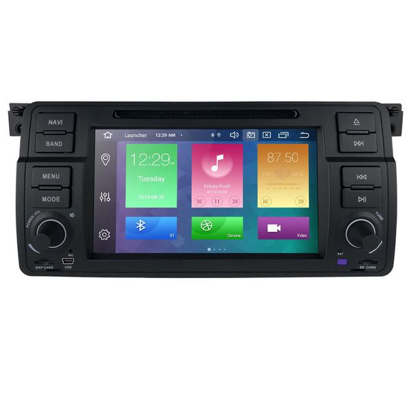 

7 inch car dvd radio player android head unit for bmw e46 00-06 gps navigation mp5 multimedia 8 core 64g