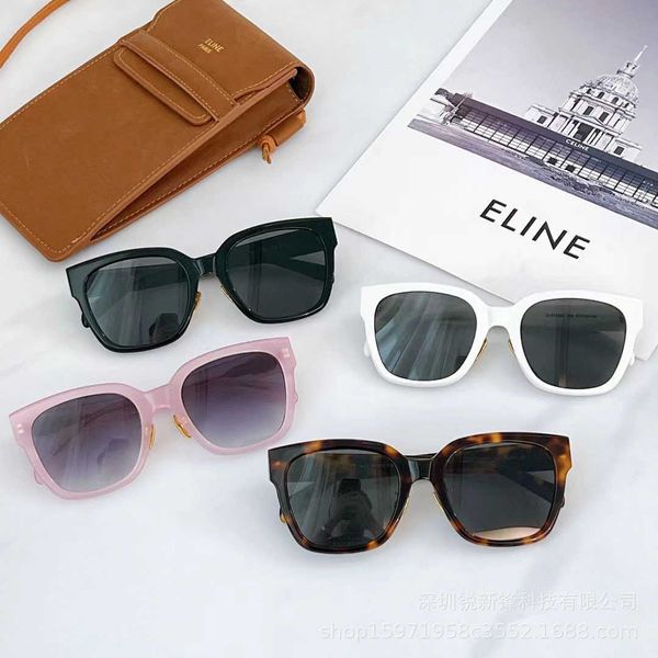 

frames new triumphal arch cl4s222 men's and women's net red fashion versatile box pink sunglasses, White;black
