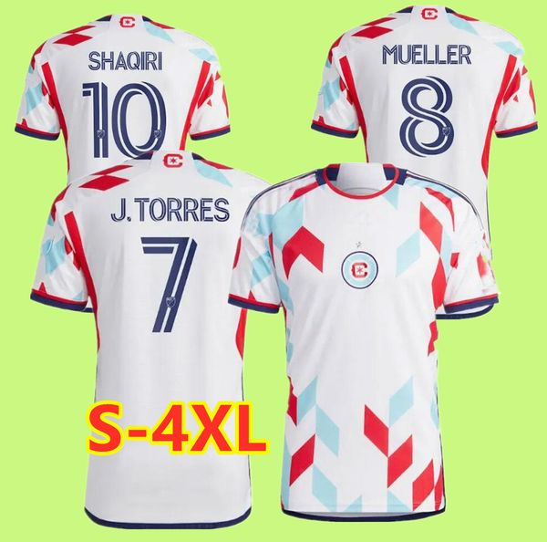 

2023 chicago white fire soccer jerseys away shaqiri 10 j.torres 7 mueller 8 gutierrez 40 23 24 jersey football shirts 2024 fan man fans play, Black;yellow